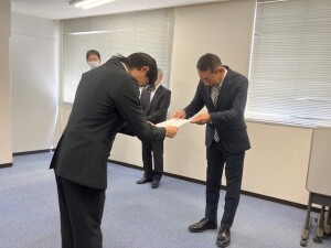 《スタッフブログ更新！》内定式を開催しました(10/1)